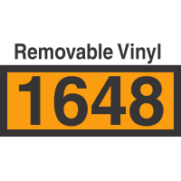 UN1648 Removable Vinyl DOT Orange Panel