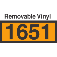 UN1651 Removable Vinyl DOT Orange Panel