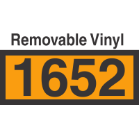 UN1652 Removable Vinyl DOT Orange Panel