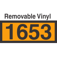 UN1653 Removable Vinyl DOT Orange Panel