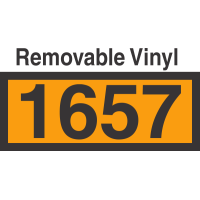 UN1657 Removable Vinyl DOT Orange Panel