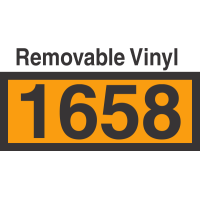 UN1658 Removable Vinyl DOT Orange Panel