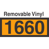 UN1660 Removable Vinyl DOT Orange Panel