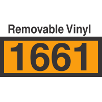 UN1661 Removable Vinyl DOT Orange Panel