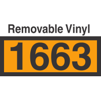 UN1663 Removable Vinyl DOT Orange Panel