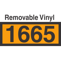 UN1665 Removable Vinyl DOT Orange Panel