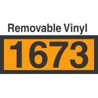 UN1673 Removable Vinyl DOT Orange Panel