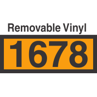 UN1678 Removable Vinyl DOT Orange Panel