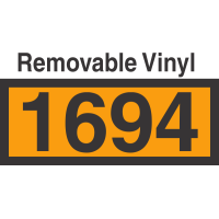 UN1694 Removable Vinyl DOT Orange Panel