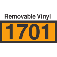 UN1701 Removable Vinyl DOT Orange Panel