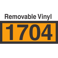 UN1704 Removable Vinyl DOT Orange Panel