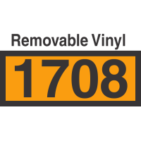 UN1708 Removable Vinyl DOT Orange Panel