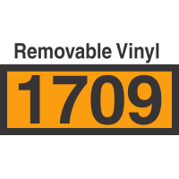 UN1709 Removable Vinyl DOT Orange Panel