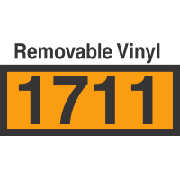 UN1711 Removable Vinyl DOT Orange Panel