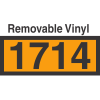 UN1714 Removable Vinyl DOT Orange Panel