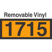 UN1715 Removable Vinyl DOT Orange Panel