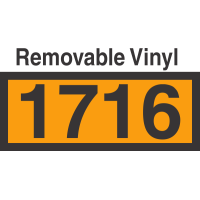 UN1716 Removable Vinyl DOT Orange Panel