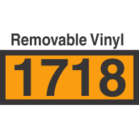 UN1718 Removable Vinyl DOT Orange Panel