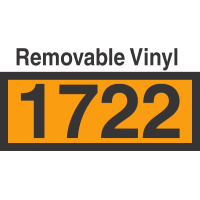 UN1722 Removable Vinyl DOT Orange Panel