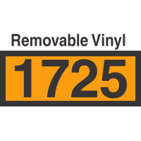 UN1725 Removable Vinyl DOT Orange Panel