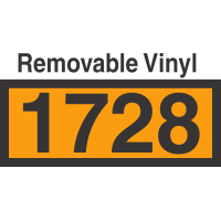 UN1728 Removable Vinyl DOT Orange Panel