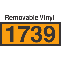 UN1739 Removable Vinyl DOT Orange Panel