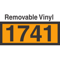 UN1741 Removable Vinyl DOT Orange Panel