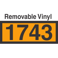 UN1743 Removable Vinyl DOT Orange Panel