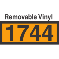 UN1744 Removable Vinyl DOT Orange Panel