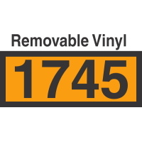 UN1745 Removable Vinyl DOT Orange Panel