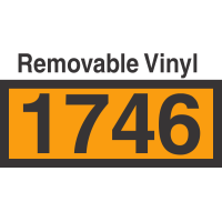 UN1746 Removable Vinyl DOT Orange Panel