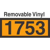 UN1753 Removable Vinyl DOT Orange Panel