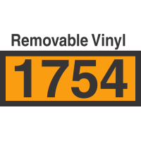 UN1754 Removable Vinyl DOT Orange Panel