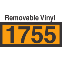 UN1755 Removable Vinyl DOT Orange Panel