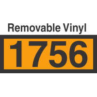 UN1756 Removable Vinyl DOT Orange Panel