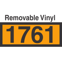 UN1761 Removable Vinyl DOT Orange Panel