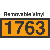 UN1763 Removable Vinyl DOT Orange Panel