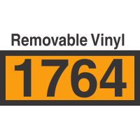 UN1764 Removable Vinyl DOT Orange Panel