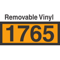 UN1765 Removable Vinyl DOT Orange Panel