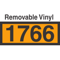 UN1766 Removable Vinyl DOT Orange Panel