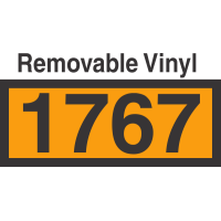 UN1767 Removable Vinyl DOT Orange Panel