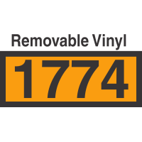 UN1774 Removable Vinyl DOT Orange Panel