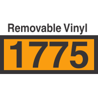 UN1775 Removable Vinyl DOT Orange Panel