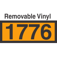 UN1776 Removable Vinyl DOT Orange Panel