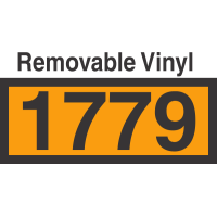 UN1779 Removable Vinyl DOT Orange Panel