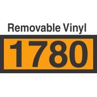 UN1780 Removable Vinyl DOT Orange Panel