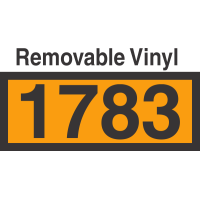 UN1783 Removable Vinyl DOT Orange Panel