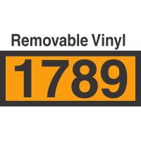 UN1789 Removable Vinyl DOT Orange Panel