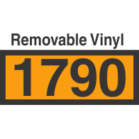 UN1790 Removable Vinyl DOT Orange Panel