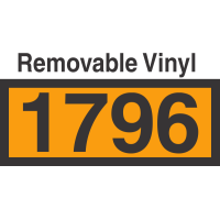 UN1796 Removable Vinyl DOT Orange Panel